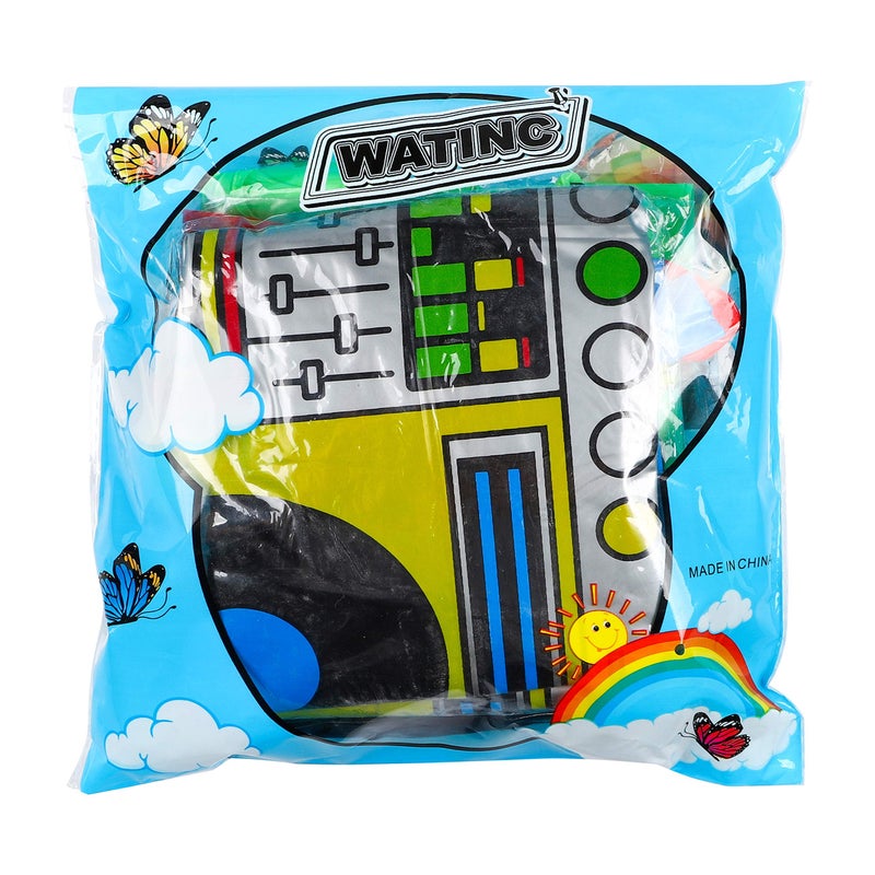 WATINC 5Pcs Inflatable Rock Star Party Favor, Inflatable Boom Box Mobile Phone Guitar Party Props for 80's 90's Party Decorations, Rock and Roll Party Favors Supplies, Christmas Birthday Party Gifts - Image 5